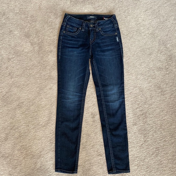 Silver Suki Skinny Jeans - Picture 1 of 5